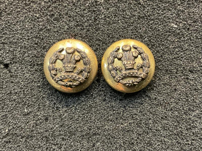 Gradia Militaria -  15mm Middlesex Regt officers 2 part hat buttons