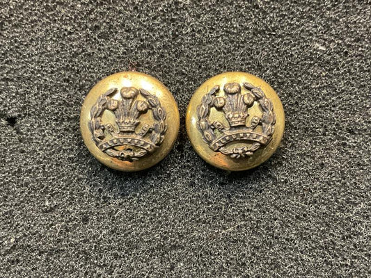 Gradia Militaria -  15mm Middlesex Regt officers 2 part hat buttons
