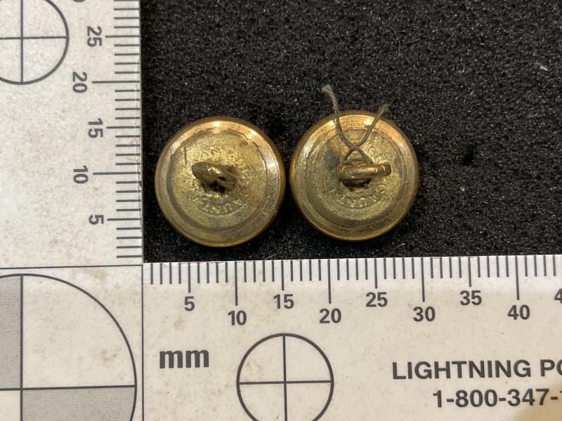 15mm Middlesex Regt officers 2 part hat buttons
