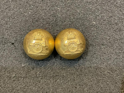 Gradia Militaria -  QVC Royal Artillery officers 17mm ball buttons