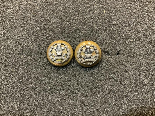 Gradia Militaria -  14mm Officers 2 part Middlesex Regt hat buttons