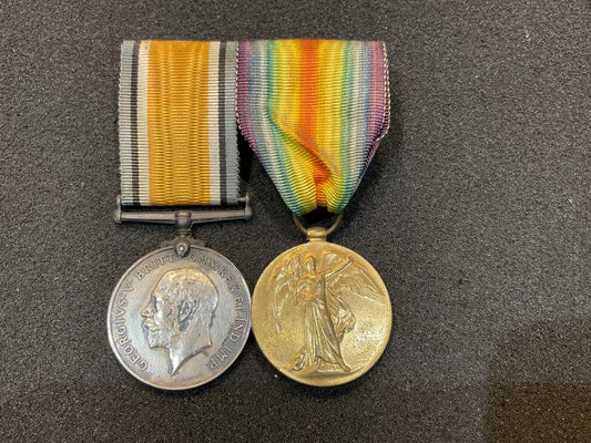 Gradia Militaria -  WW1 Pair; T4.219191 pte W.F SHEAN A.S.C