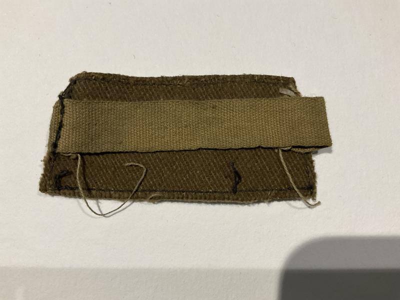 WW2 Printed G.S.C (General Service Corps)slip on title