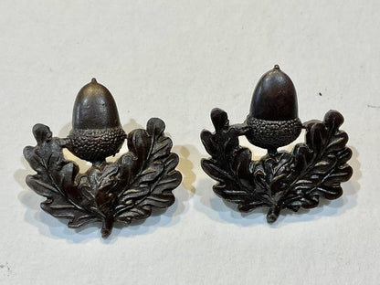 Gradia Militaria -  Cheshire Regiment officers service dress collar badges