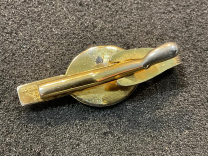 U.S.M.C Officers silver/gilt tie pin