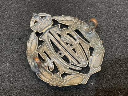 WW2 R.A.A.F chrome plated O.Rs cap badge