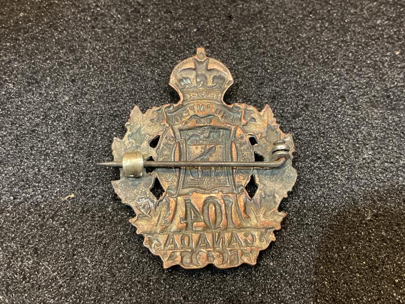 WW1 CEF 104th Infantry Battalion collar/sweetheart