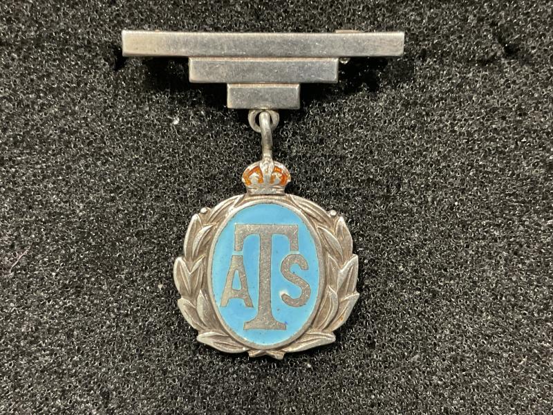 Gradia Militaria -  WW2 ATS silver and enamel sweetheart brooch