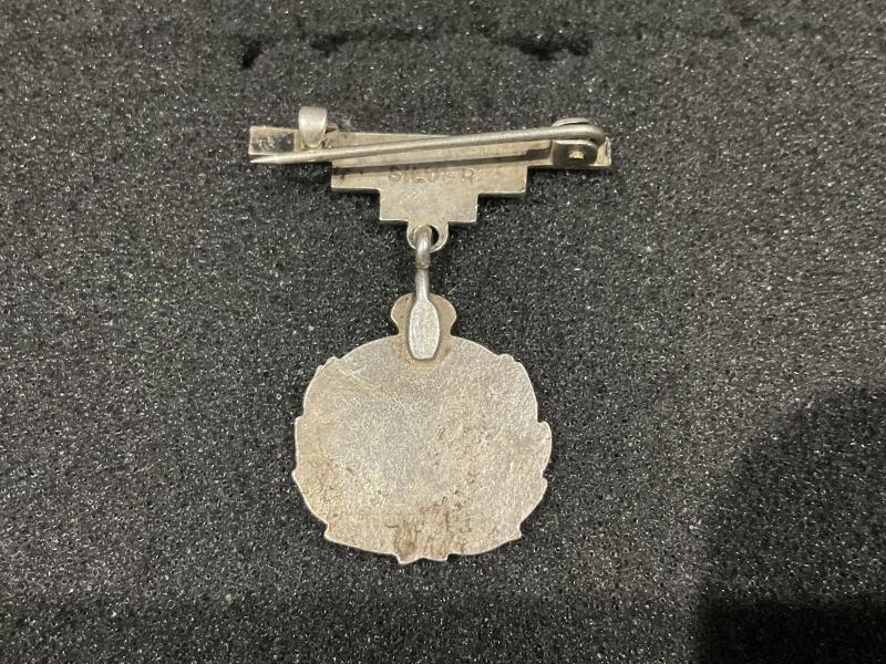 WW2 ATS silver and enamel sweetheart brooch