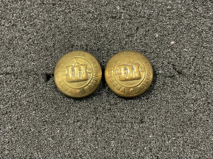 Gradia Militaria -  WW1 5th Inniskilling Dragoon Guards officers hat buttons