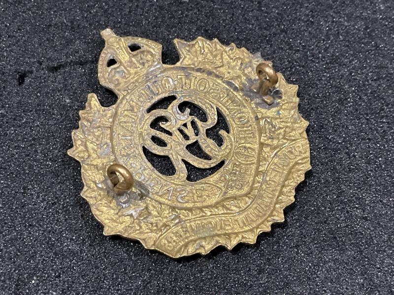WW2 Royal Canadian Engineers cap badge by BIRKS