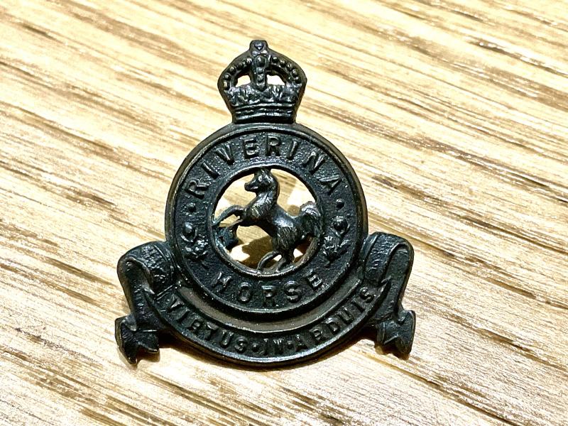 Gradia Militaria -  Australian 21st Riverina Light Horse collar badge