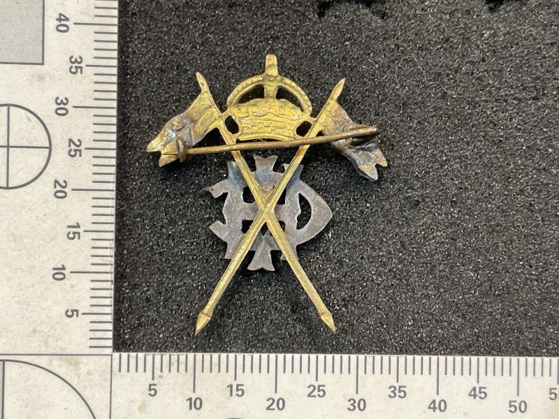 K/C Central India Horse officers cap badge