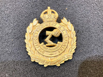 Gradia Militaria -  Officers 3rd Auckland Regt of NZ cap badge 1912-21