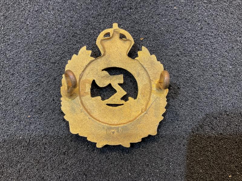 Officers 3rd Auckland Regt of NZ cap badge 1912-21