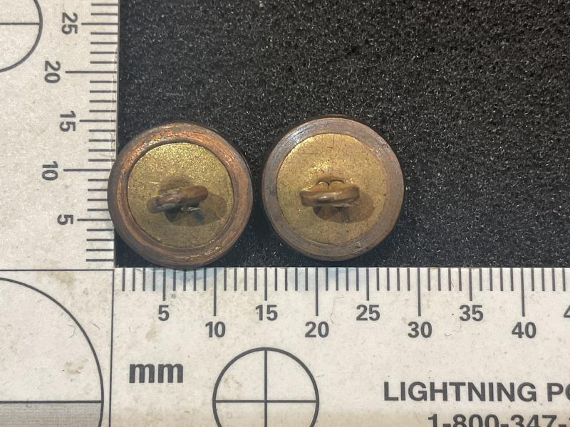 Royal Artillery officers service dress cap bronzed buttons