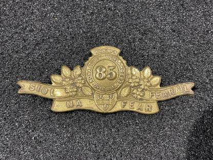 Gradia Militaria -  WW1 CEF 85th Infantry Battalion shoulder title