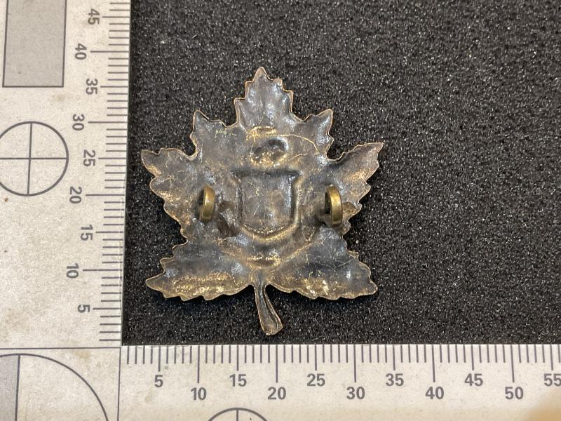 WW1 CEF 27th Infantry Battalion collar badge