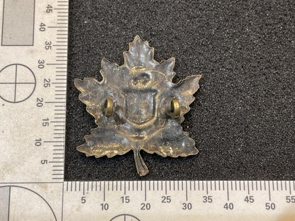 WW1 CEF 27th Infantry Battalion collar badge