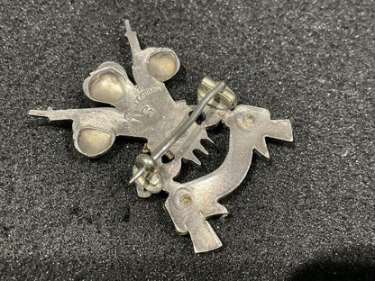 3rd Carabiniers (Prince Of Waless D.G) Silver officers cap badge