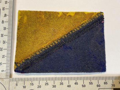 WW2 Gloucestershire Hussars cloth formation sign