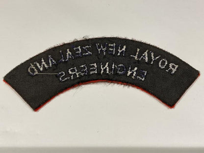 Royal New Zealand Engineers cloth shoulder title