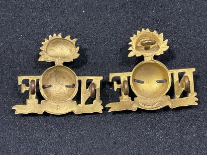 Royal Northumberland Fusiliers officers shoulder titles