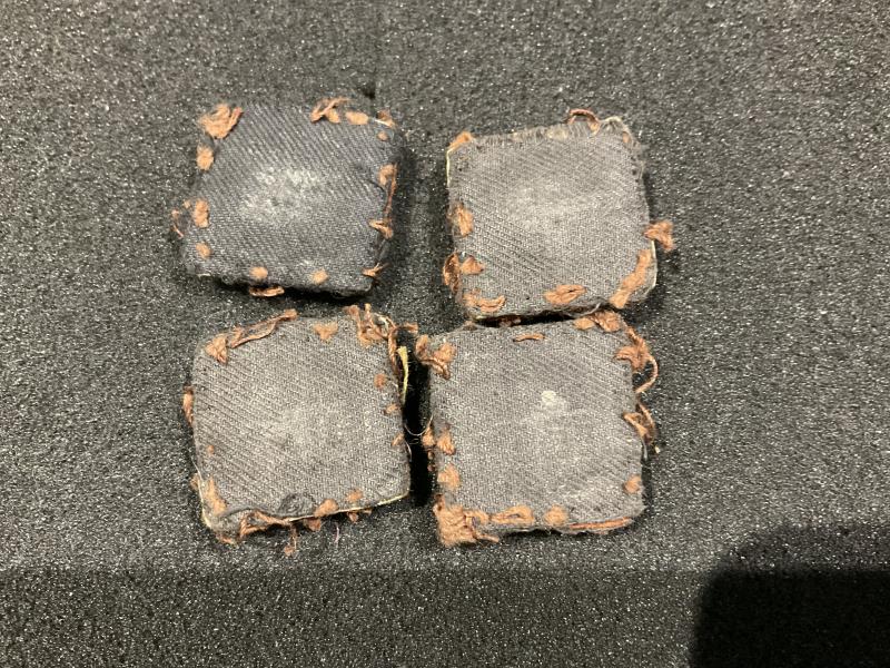 W.R.A.C Terrocotta Brown cloth rank pips