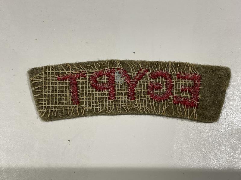 WW2 EGYPT Nationality cloth shoulder title