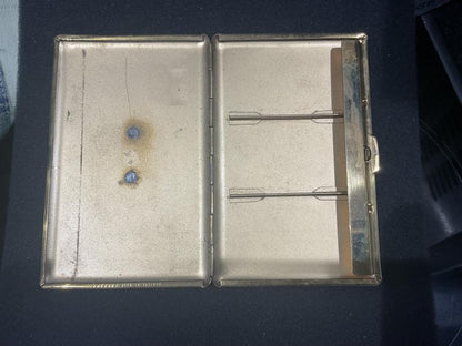 WW2 No 93 Squadron R.A.F monogrammed cigarette case