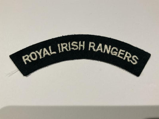 Gradia Militaria -  Royal Irish Rangers cloth shoulder title