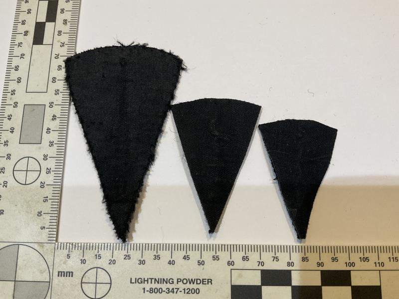 Commando bullion mess dress daggers, 3 different sizes