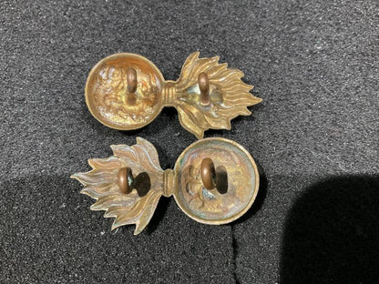 WW1 Royal Dublin Fusiliers collar badges