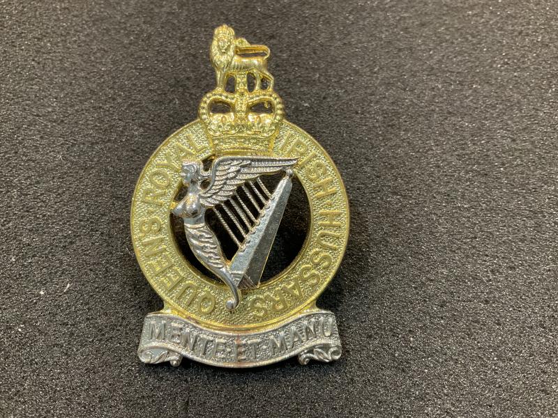 Gradia Militaria -  Queens Royal Irish Hussars pouch badge, circa 1958