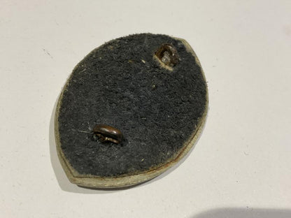 Palestine Police white metal shoulder title