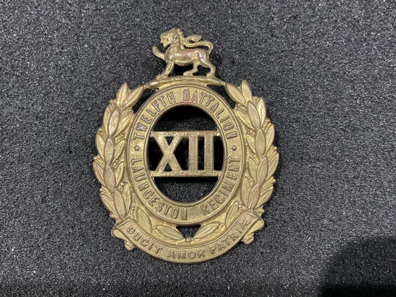 Gradia Militaria -  Australian 12th Infantry Batt, The Launceston Regt, cap badge