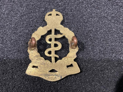 N.Z.M.C brass collar badge made by STOKES MELB