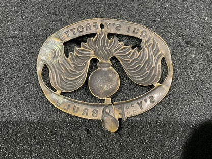 WW1 9th Battalion Tank Corps brass sleeve badge