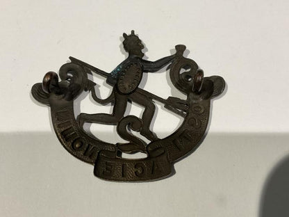 WW1 CEF 90th (Winnipeg Rifles) Black Devils cap badge