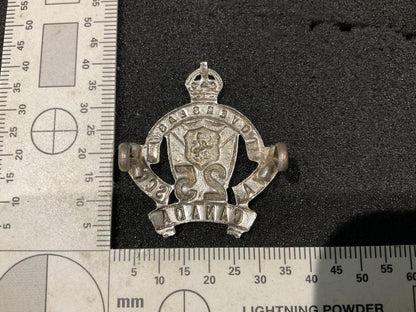 WW1 CEF 25th Infantry Battalion officers w/m cap badge