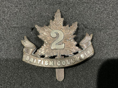 Gradia Militaria -  WW1 CEF 30th Inf Btn / 2nd B.C Officers cap badge