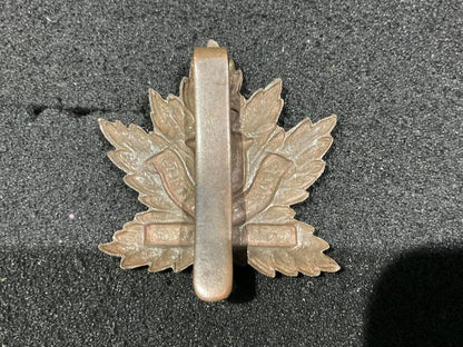 WW1 CEF 27th Infantry Battalion cap badge with slider