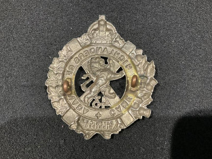 WW1 CEF 43rd Inf Bt, Cameron Highlanders Glengarry badge