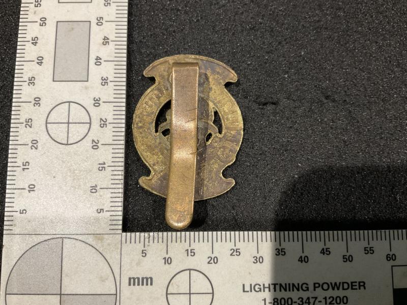 WW1 CEF 134th Infantry Battalion, small cap badge