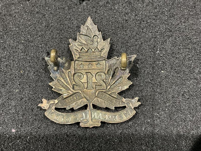 WW1 CEF 212nd Inf Batt, Winnipeg Americans cap badge