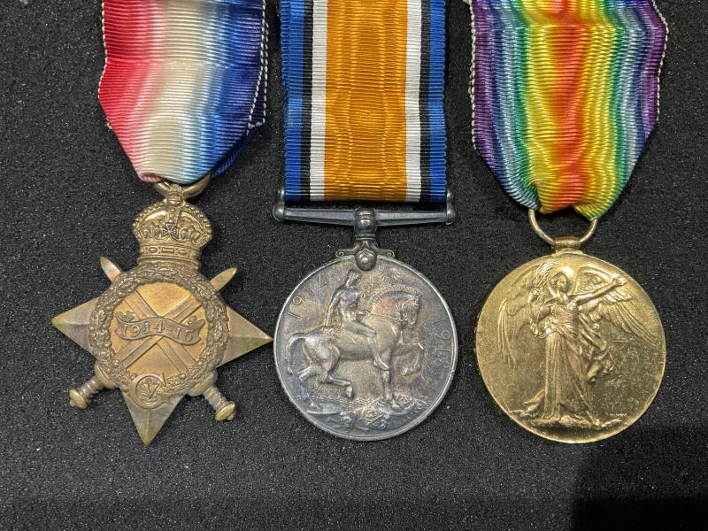 Gradia Militaria -  Trio; 2/Lt L.R GUBBINS N.Z.F.A W.I.A Gallipoli K.I.A France