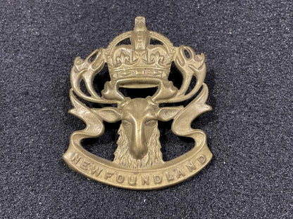 Gradia Militaria -  K/C Newfoundland Regiment cap badge
