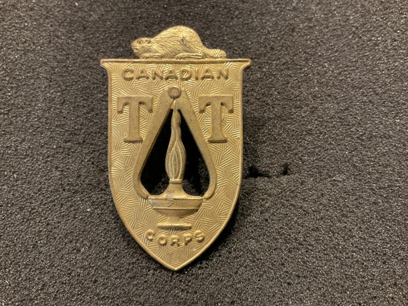 Gradia Militaria -  WW2 Canadian Technical Training Corps cap badge
