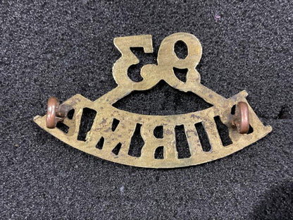 93rd Burma Infantry Officers shoulder title 1903-22