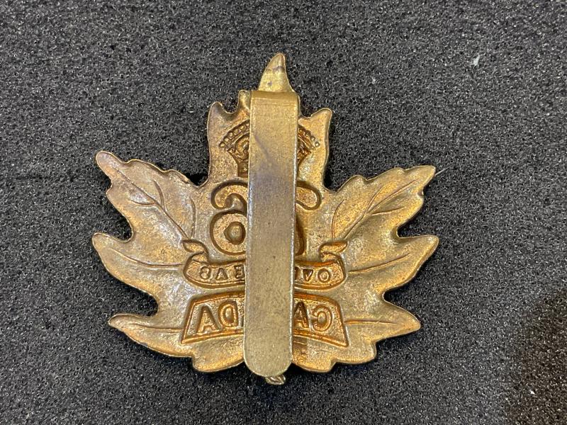 WW1 CEF 76th Infantry Battalion cap badge with slider
